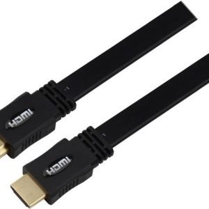 ZAP HDMI 1.4 Cable Flat Black 1m