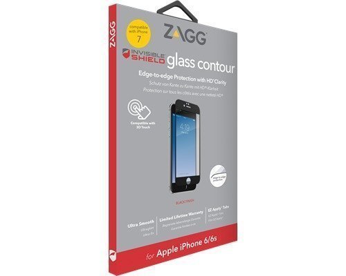 Zagg Invisible Shield Glass Contour Black Iphone 7
