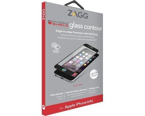 Zagg Invisibleshield Glass Contour Black Iphone 6/6s