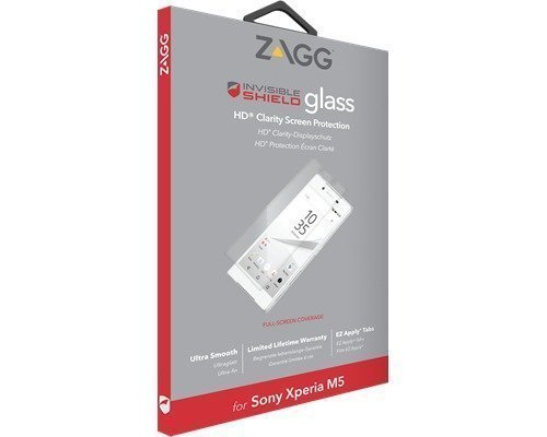 Zagg Invisibleshield Glass Screen Coverage Sony Xperia M5