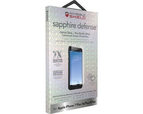 Zagg Invisibleshield Sapphire Defense Iphone 7 Plus Iphone 6 Plus/6s Plus