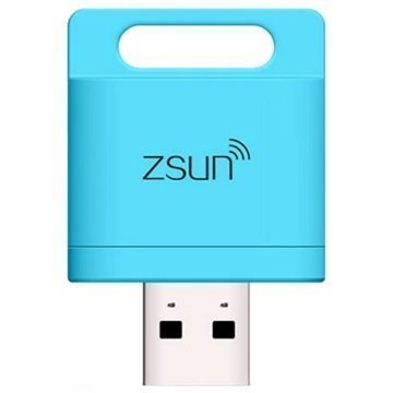 Zsun WiFi Kortinlukija Sininen