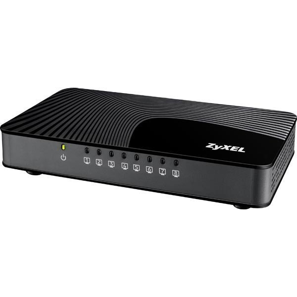 ZyXEL GS-108SV2 8-Port Desktop Gigabit Ethernet Media Switch