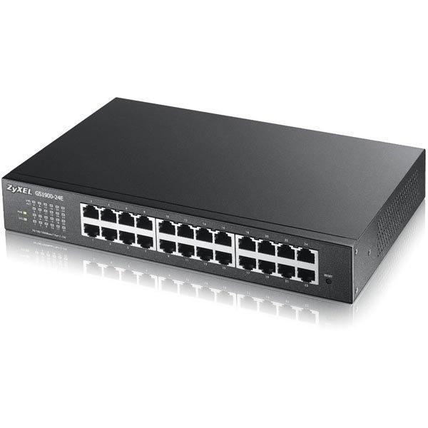 ZyXEL GS1900-24E 24 port L2 GbE Desktop fanless