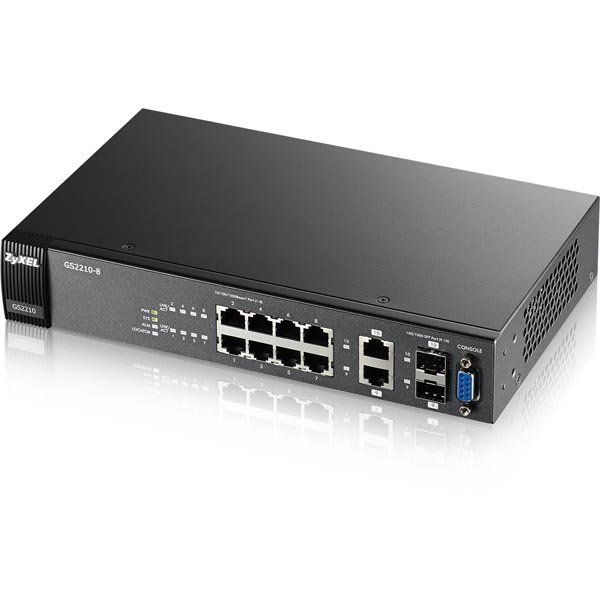 ZyXEL GS2210-8 8-port Gigabit L2 Mananaged Switch