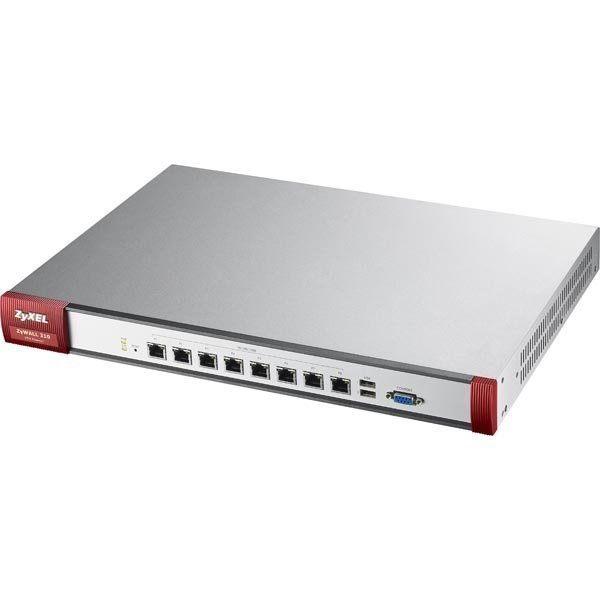 ZyXEL ZyWALL 310 Firewall 8 Gigabit user-definable ports 2xUSB