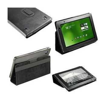 iGadgitz Portfolio Leather Case Acer Aspire Iconia Tab A500 A501 Black