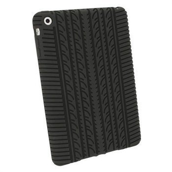 iGadgitz Tyre Tread Silikonikotelo iPad mini iPad mini 2 iPad mini 3 Musta