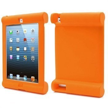iPad 2 iPad 3 iPad 4 Easy Hold Silikoni Kotelo Oranssi