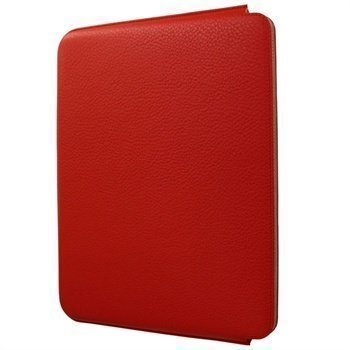 iPad 2 iPad 3 iPad 4 Piel Frama Unipur Nahkakotelo Punainen