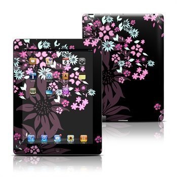 iPad 3 iPad 4 Dark Flowers Skin