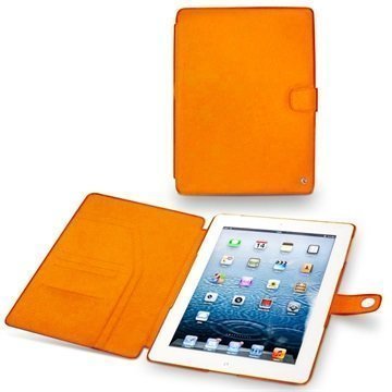iPad 3 iPad 4 Noreve Tradition Nahkakotelo Â Oranssi