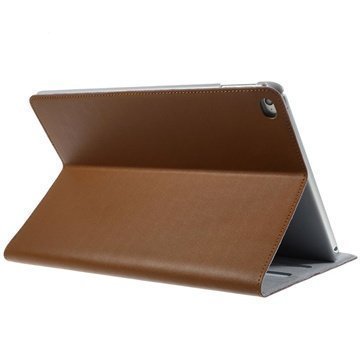 iPad Air 2 Doormoon Smart Folio Nahkakotelo Ruskea