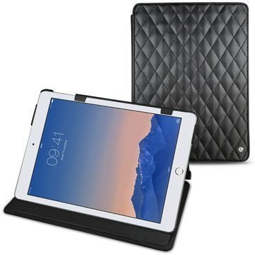 iPad Air 2 Noreve Tradition Leather Case PerpÃ©tuelle Couture Musta