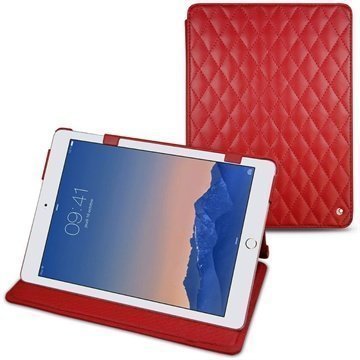 iPad Air 2 Noreve Tradition Leather Case PerpÃ©tuelle Couture Punainen