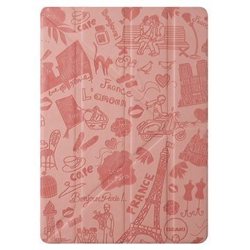 iPad Air 2 Ozaki O!Coat Travel 360Â° Multi-Angle Smart Case Paris