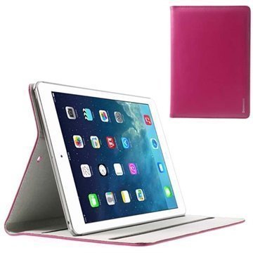 iPad Air Doormoon Smart Leather Case Hot Pink