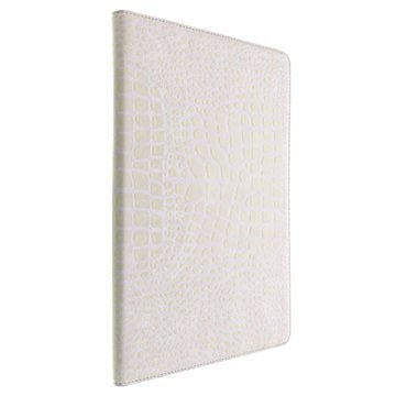 iPad Air Folio Nahkakotelo Krokotiili Valkoinen / Beige