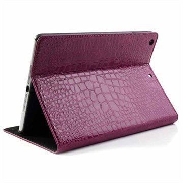 iPad Air Folio Nahkakotelo Krokotiili Violetti