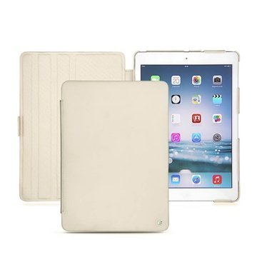 iPad Air Noreve Tradition Flip Leather Case Beige