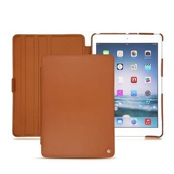 iPad Air Noreve Tradition Flip Leather Case Brown