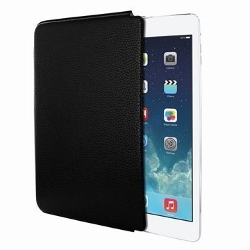 iPad Air Piel Frama Unipur Nahkakotelo Musta