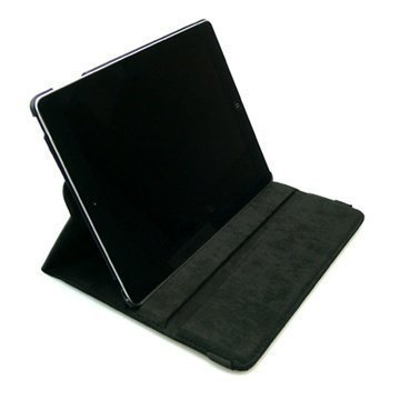 iPad Air Sandberg Rotating Stand Leather Case Black
