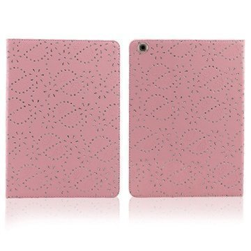 iPad Air Smart Folio Nahkakotelo Blind Diamond Pinkki