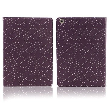 iPad Air Smart Folio Nahkakotelo Blind Diamond Violetti