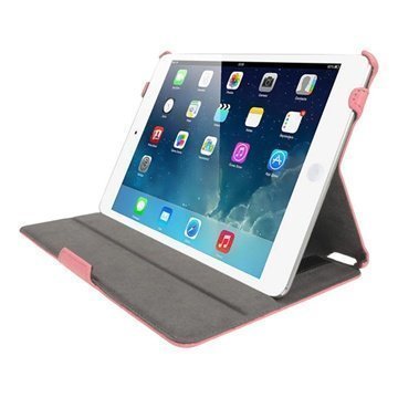 iPad Air iGadgitz Nahkakotelo Pinkki