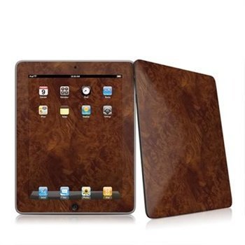 iPad Dark Burlwood Skin