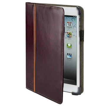 iPad Mini 2 Maroo Saddle Brown Folio Nahkainen Suojakotelo Ruskea