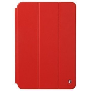 iPad Mini 2 iPad Mini 3 Baseus Primary Color Series Smart Kotelo Punainen