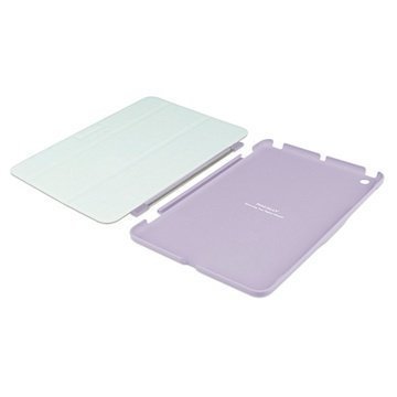 iPad Mini 2 iPad Mini 3 Macally Covermate Läpällinen Nahkakotelo Violetti