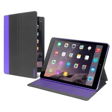 iPad Mini 4 Cygnett Tekshell Slim Folio Kotelo Musta / Violetti