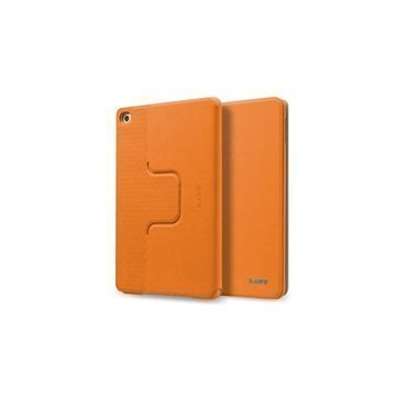 iPad Mini 4 Laut R-Evolve Pyörivä Smart Folio Kotelo Oranssi