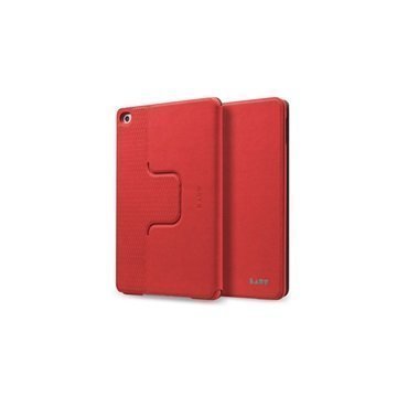 iPad Mini 4 Laut R-Evolve Pyörivä Smart Folio Kotelo Punainen