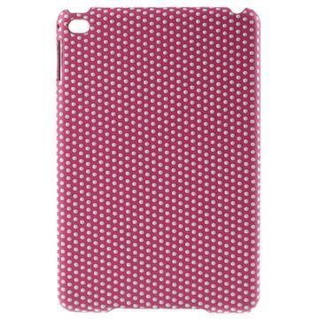 iPad Mini 4 Pinnoitettu Kovakotelo Polka Dot Kuuma Pinkki
