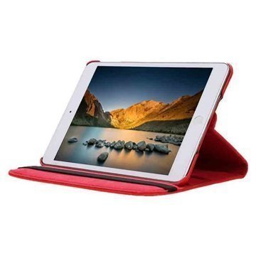 iPad Mini 4 Tuff-luv Pyörivä Kotelo Punainen