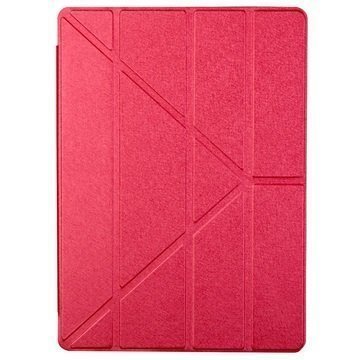 iPad Pro Four-Fold Smart Foliokotelo Punainen