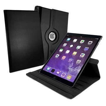 iPad Pro Tuff-luv Pyörivä Smart Kotelo Musta
