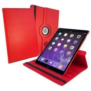 iPad Pro Tuff-luv Pyörivä Smart Kotelo Punainen