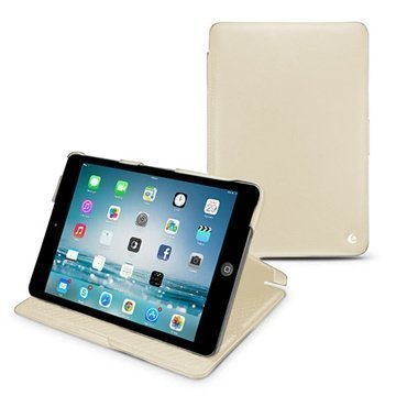 iPad mini 2 iPad mini 3 Noreve Tradition Läpällinen Nahkakotelo Beige