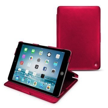 iPad mini 2 iPad mini 3 Noreve Tradition Läpällinen Nahkakotelo Punainen