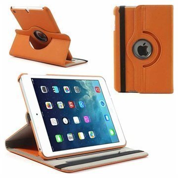 iPad mini 2 iPad mini 3 Pyörivä Nahkakotelo Oranssi