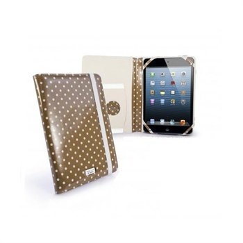 iPad mini 2 iPad mini 3 Tuff-Luv Embrace Plus Pilkullinen Kotelo Beige