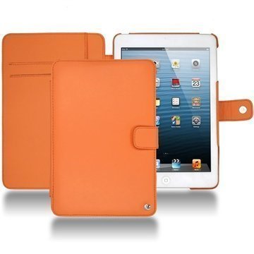 iPad mini Noreve Tradition Wallet Leather Case Orange