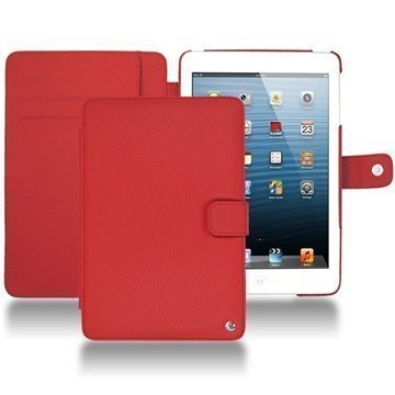 iPad mini Noreve Tradition Wallet Leather Case Tomate