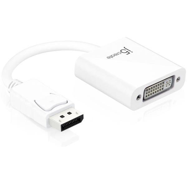 j5 create JDA134 - DisplayPort - DVI-sovitin DP++ 1920x1200